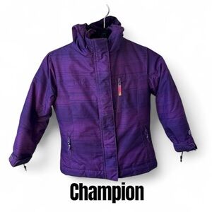 CHAMPION 3-in-1 Winter Jacket | Purple | XS Size 4-5